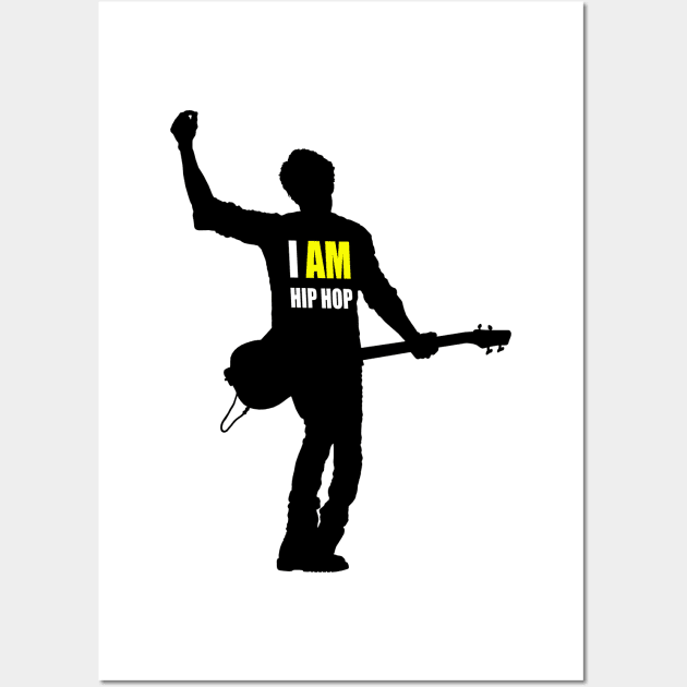 IAHH-SILHOUETTE-GUITARIST-MALE-2 Wall Art by DodgertonSkillhause